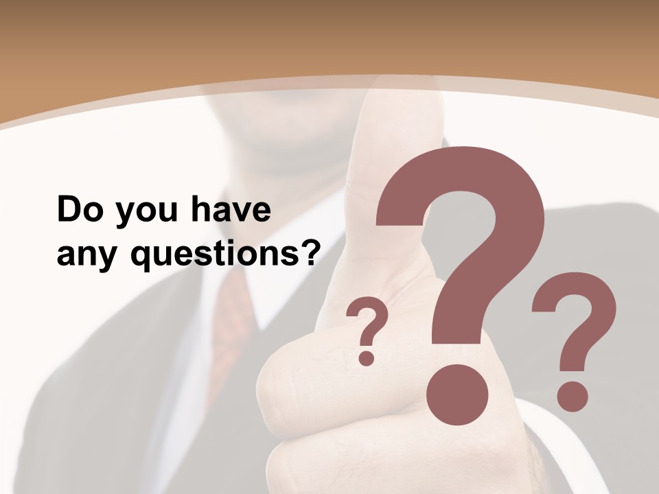 Man Ambitious One PowerPoint Template