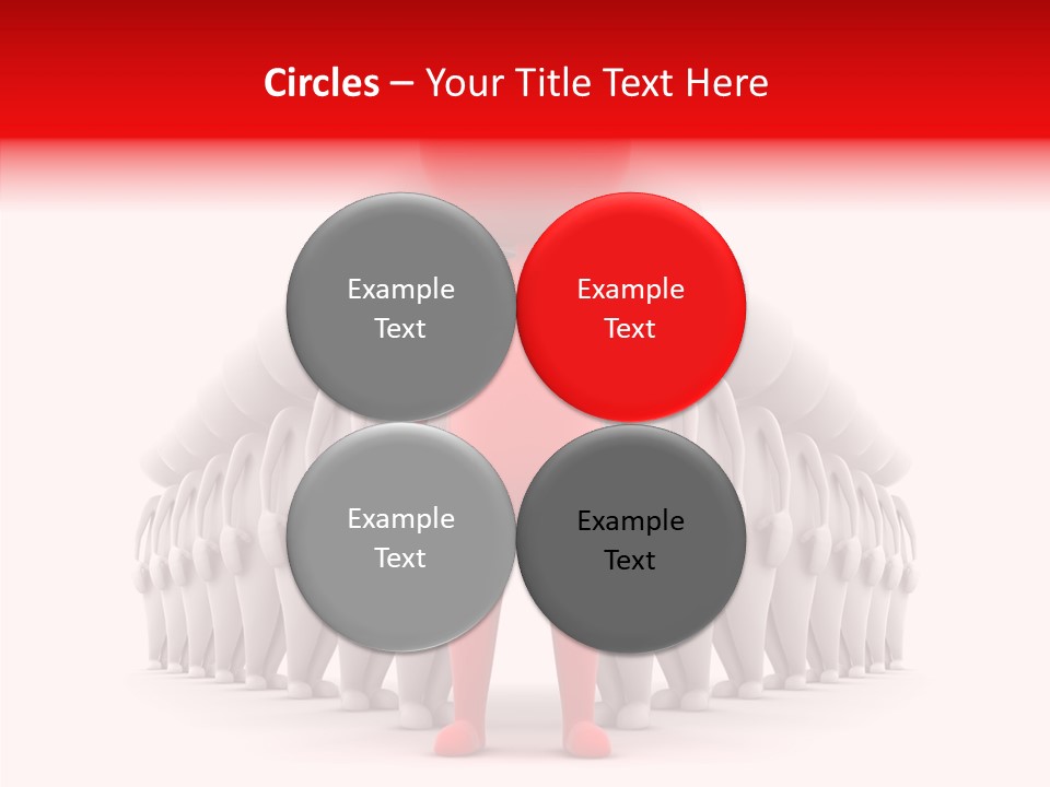 Circle Heterosexual Meeting PowerPoint Template