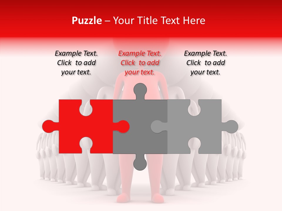 Circle Heterosexual Meeting PowerPoint Template