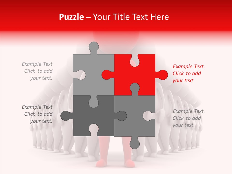 Circle Heterosexual Meeting PowerPoint Template