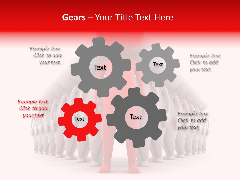 Circle Heterosexual Meeting PowerPoint Template