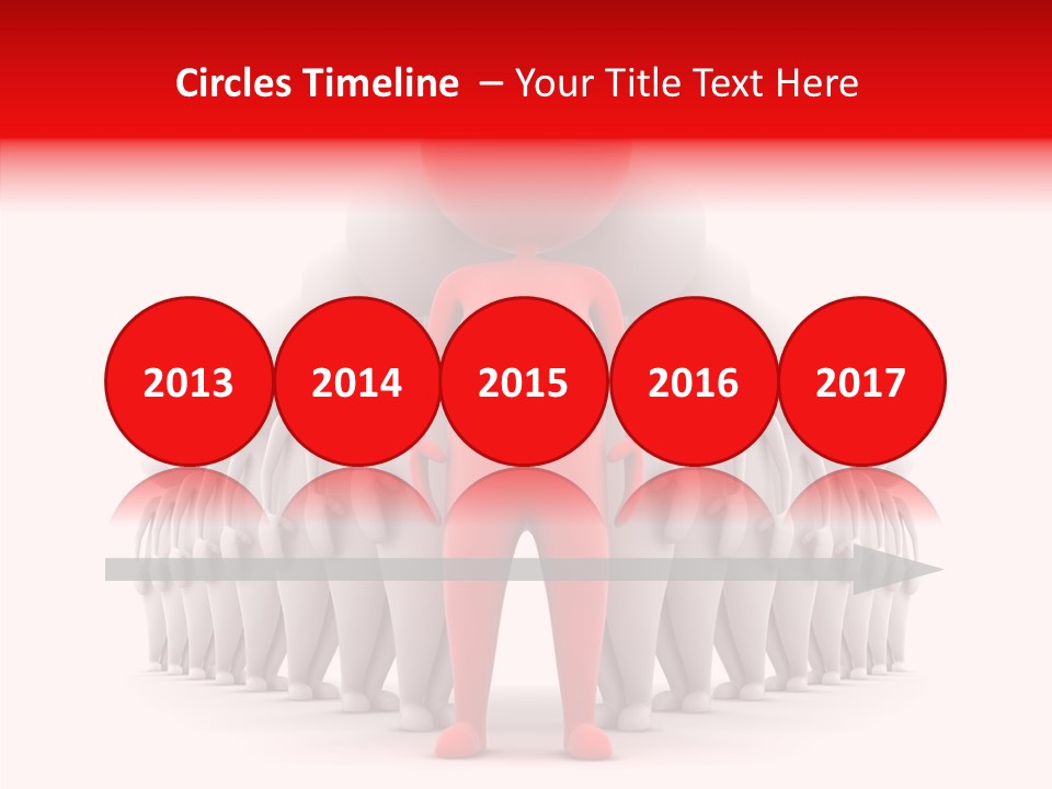 Circle Heterosexual Meeting PowerPoint Template