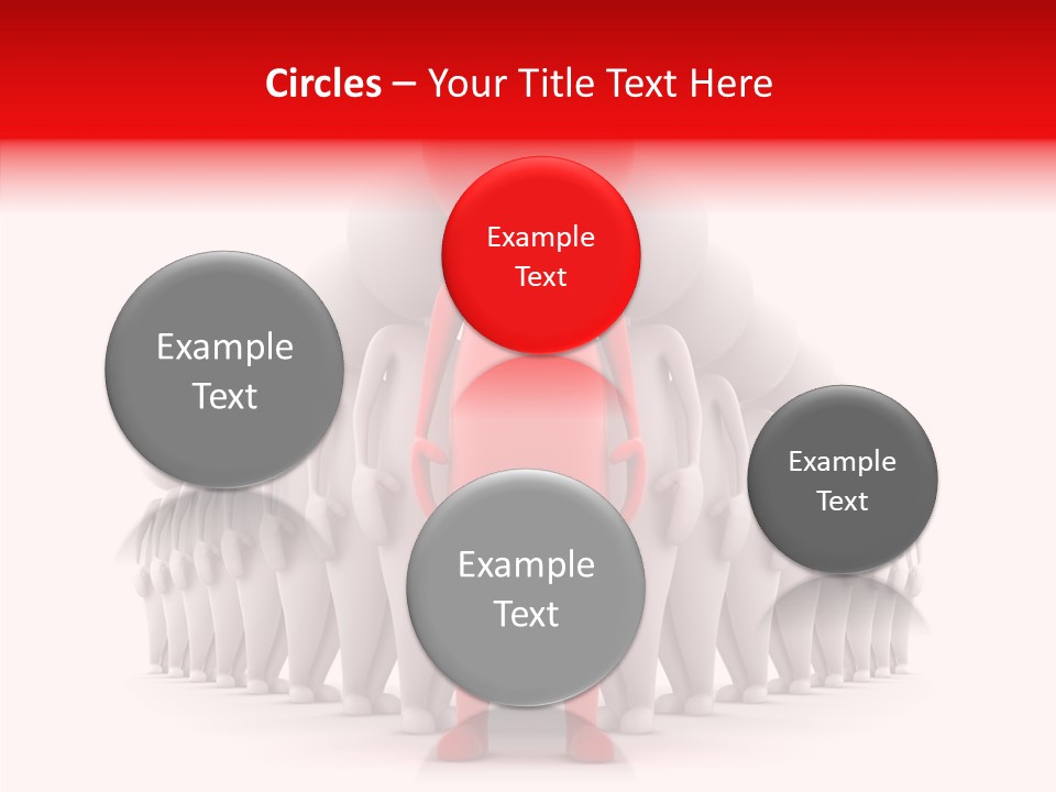 Circle Heterosexual Meeting PowerPoint Template