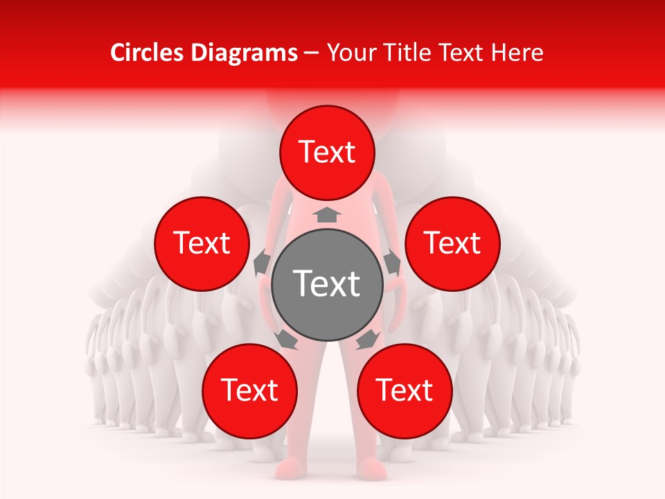 Circle Heterosexual Meeting PowerPoint Template
