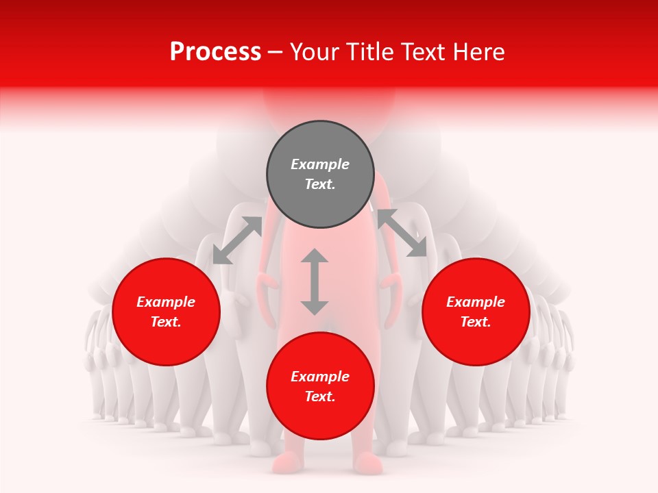 Circle Heterosexual Meeting PowerPoint Template