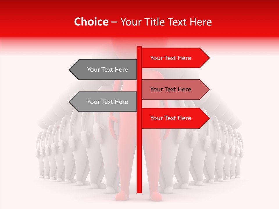 Circle Heterosexual Meeting PowerPoint Template
