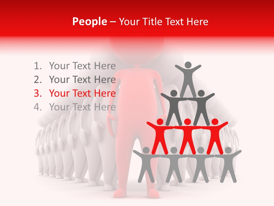 Circle Heterosexual Meeting PowerPoint Template
