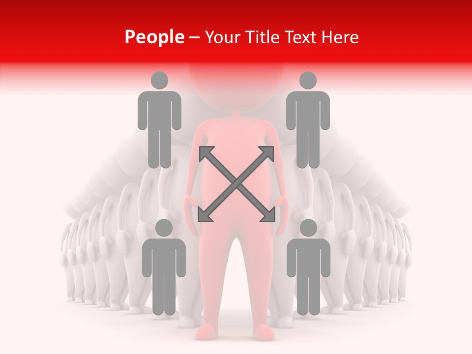 Circle Heterosexual Meeting PowerPoint Template