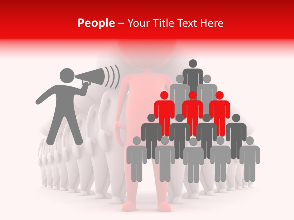 Circle Heterosexual Meeting PowerPoint Template