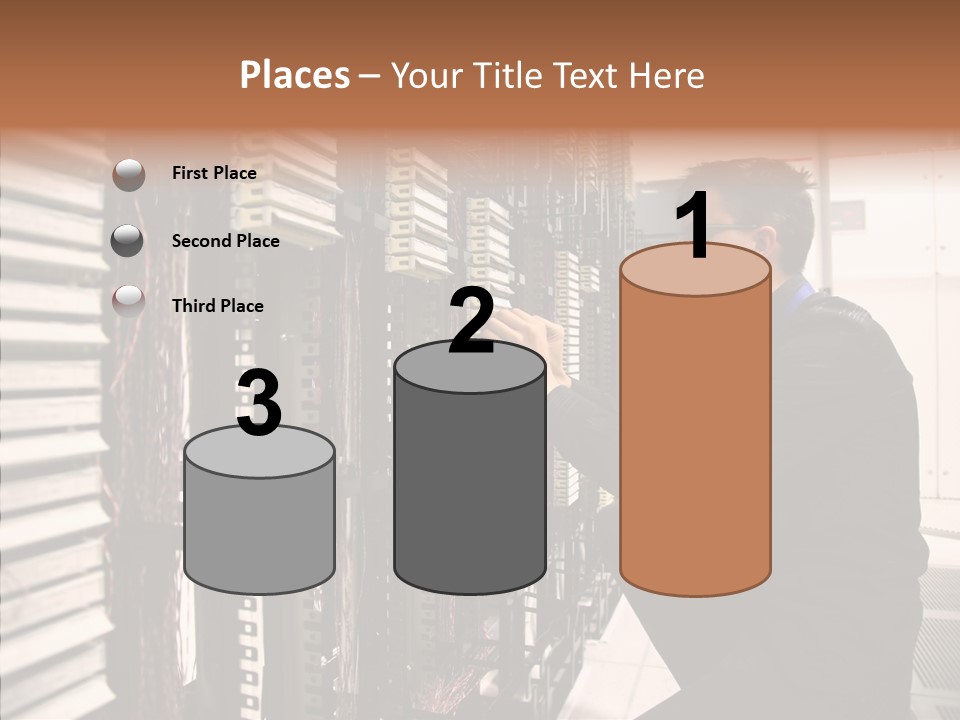 System Hardware Network PowerPoint Template