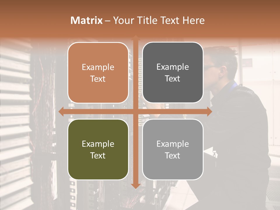 System Hardware Network PowerPoint Template