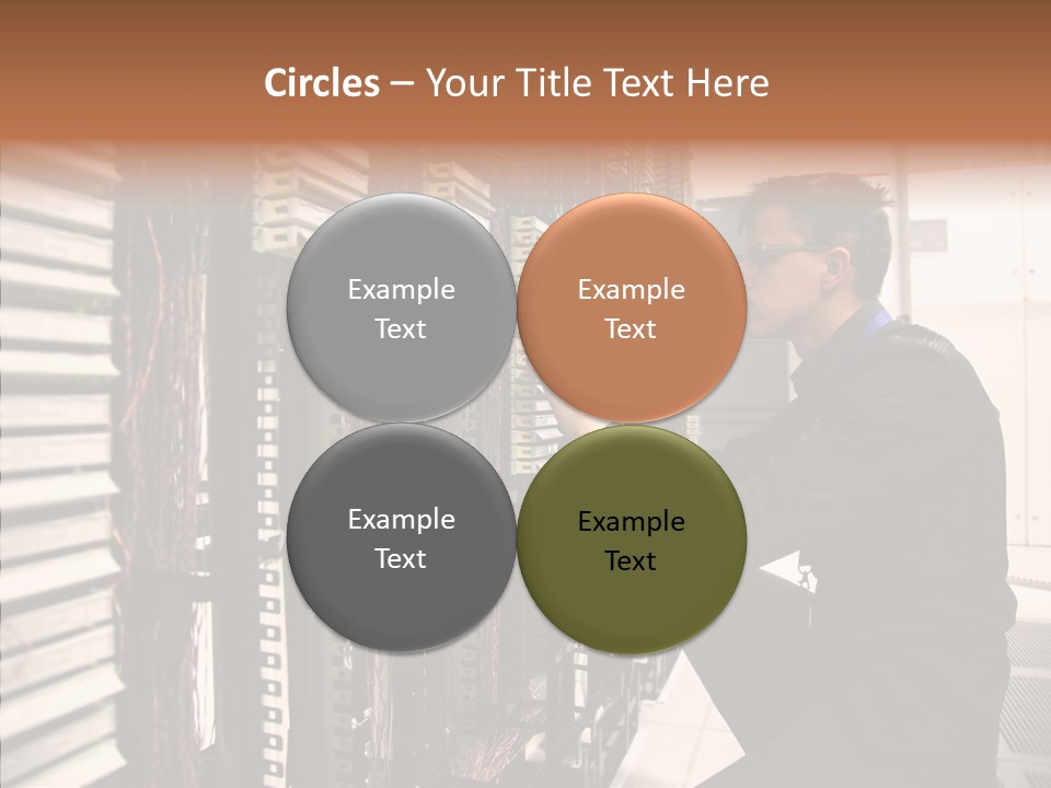 System Hardware Network PowerPoint Template