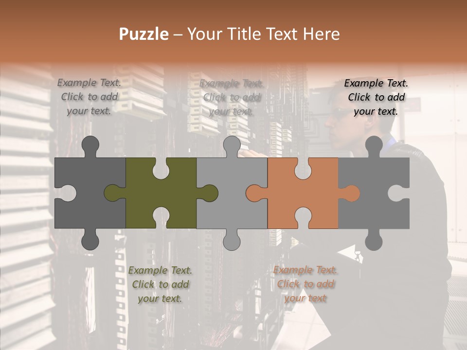 System Hardware Network PowerPoint Template