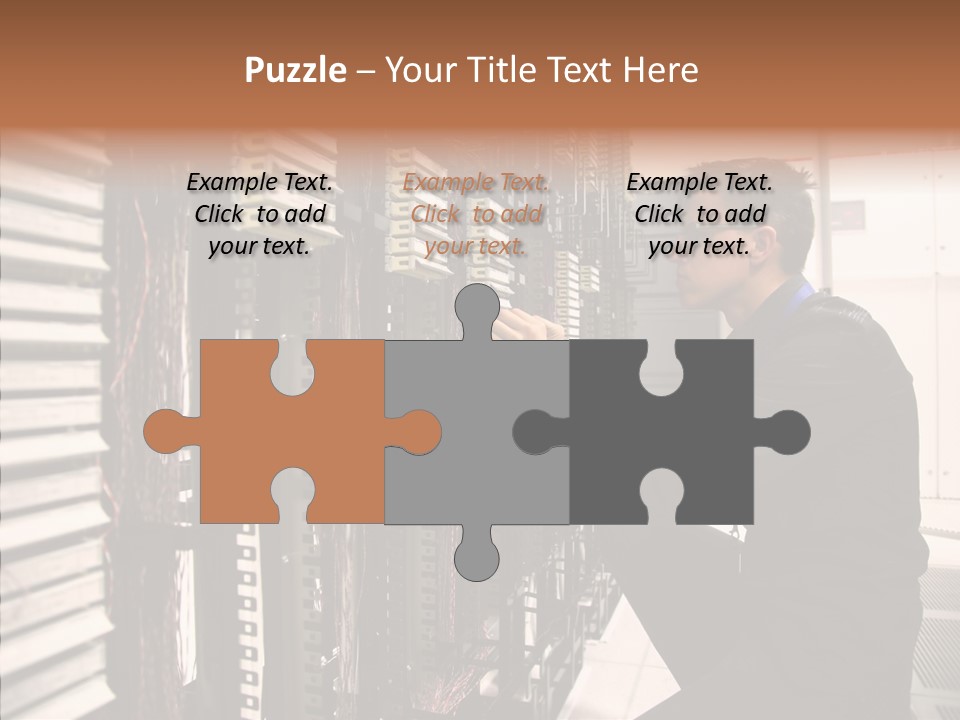 System Hardware Network PowerPoint Template