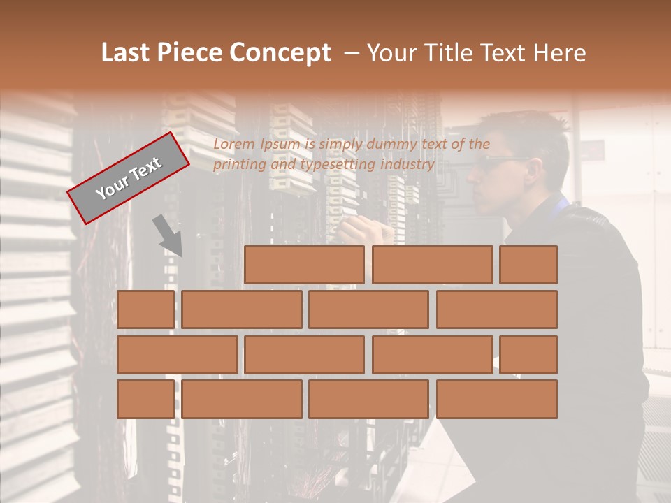 System Hardware Network PowerPoint Template