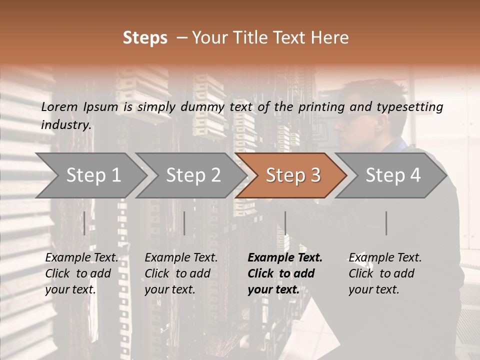 System Hardware Network PowerPoint Template