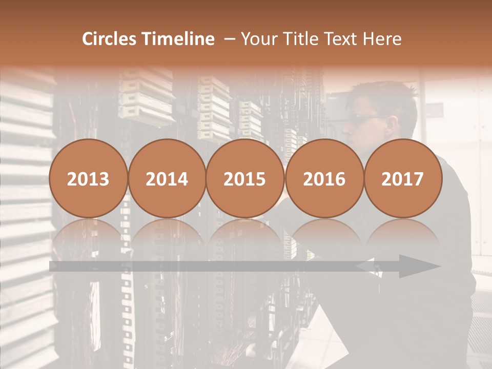 System Hardware Network PowerPoint Template