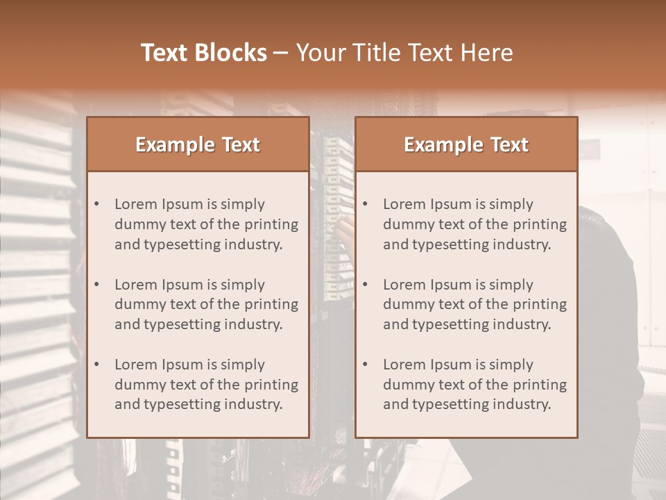 System Hardware Network PowerPoint Template