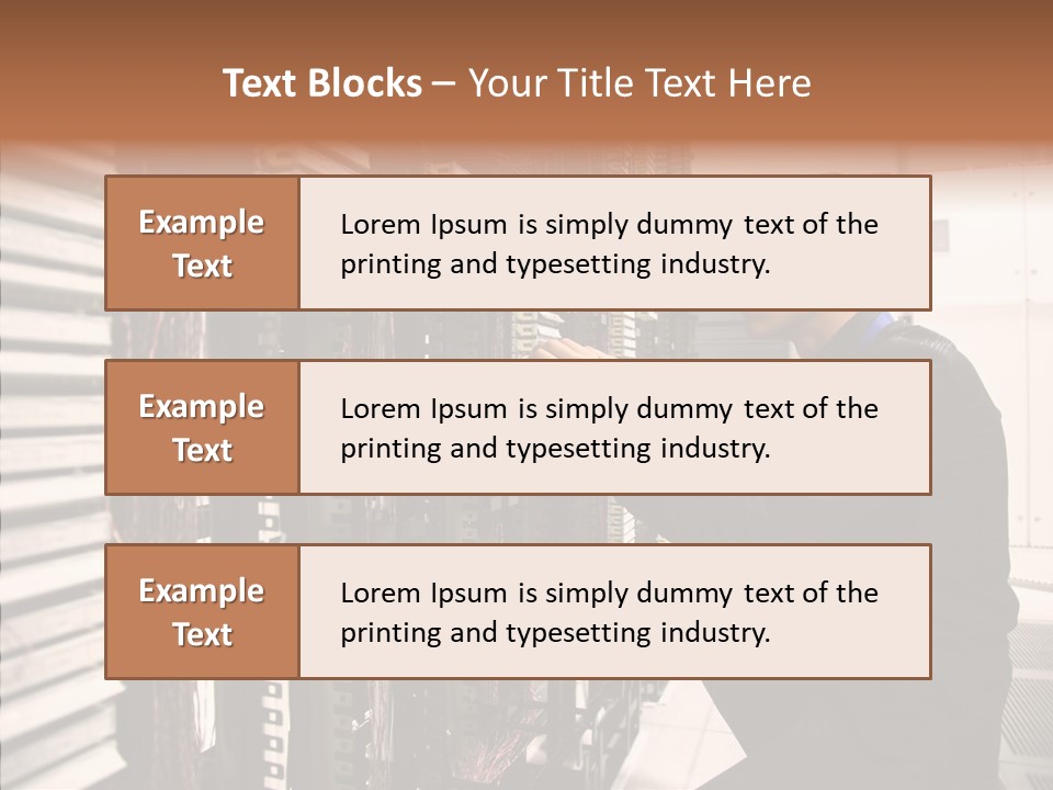 System Hardware Network PowerPoint Template