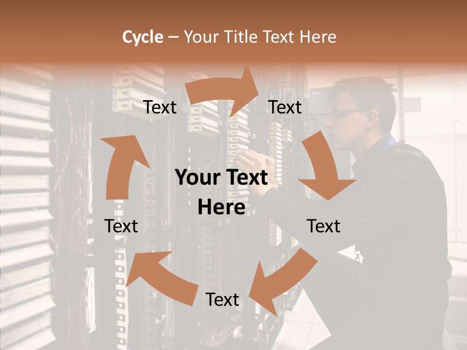 System Hardware Network PowerPoint Template