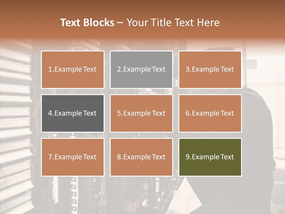 System Hardware Network PowerPoint Template