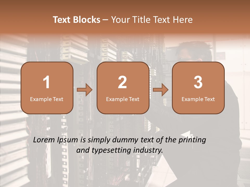 System Hardware Network PowerPoint Template