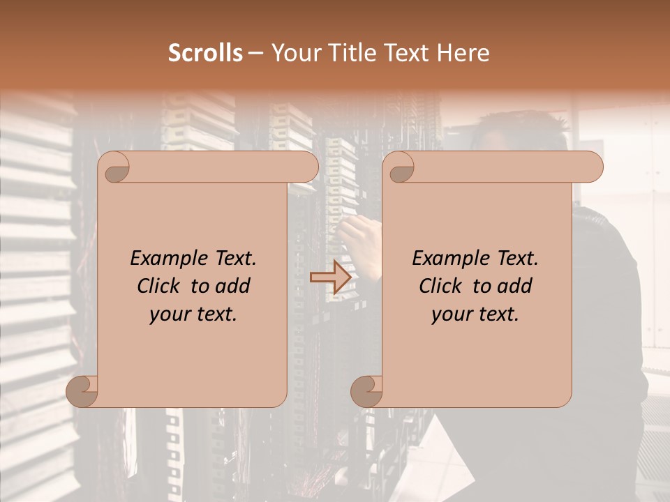 System Hardware Network PowerPoint Template