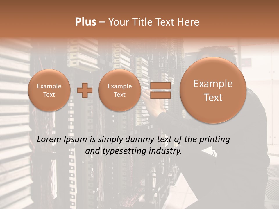 System Hardware Network PowerPoint Template