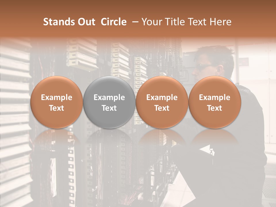 System Hardware Network PowerPoint Template