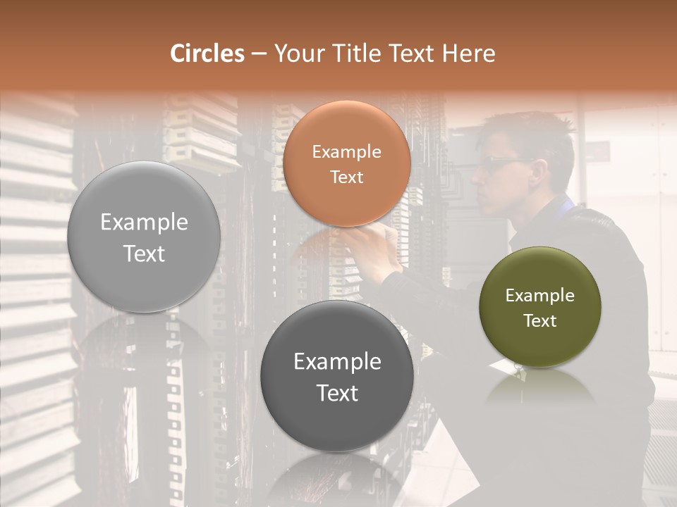 System Hardware Network PowerPoint Template