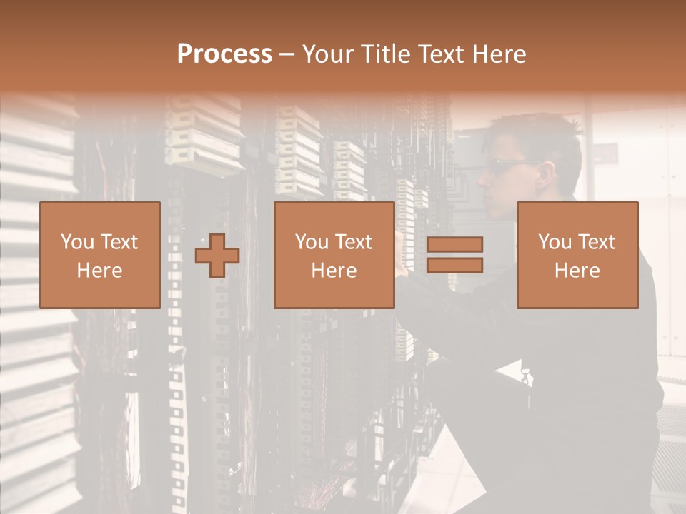System Hardware Network PowerPoint Template