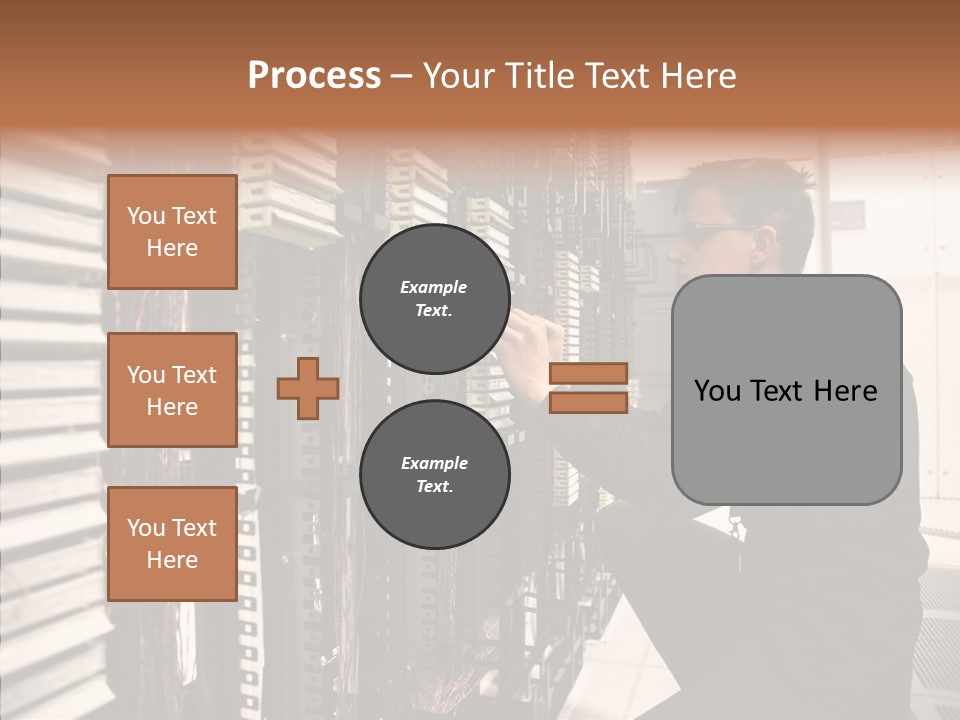 System Hardware Network PowerPoint Template