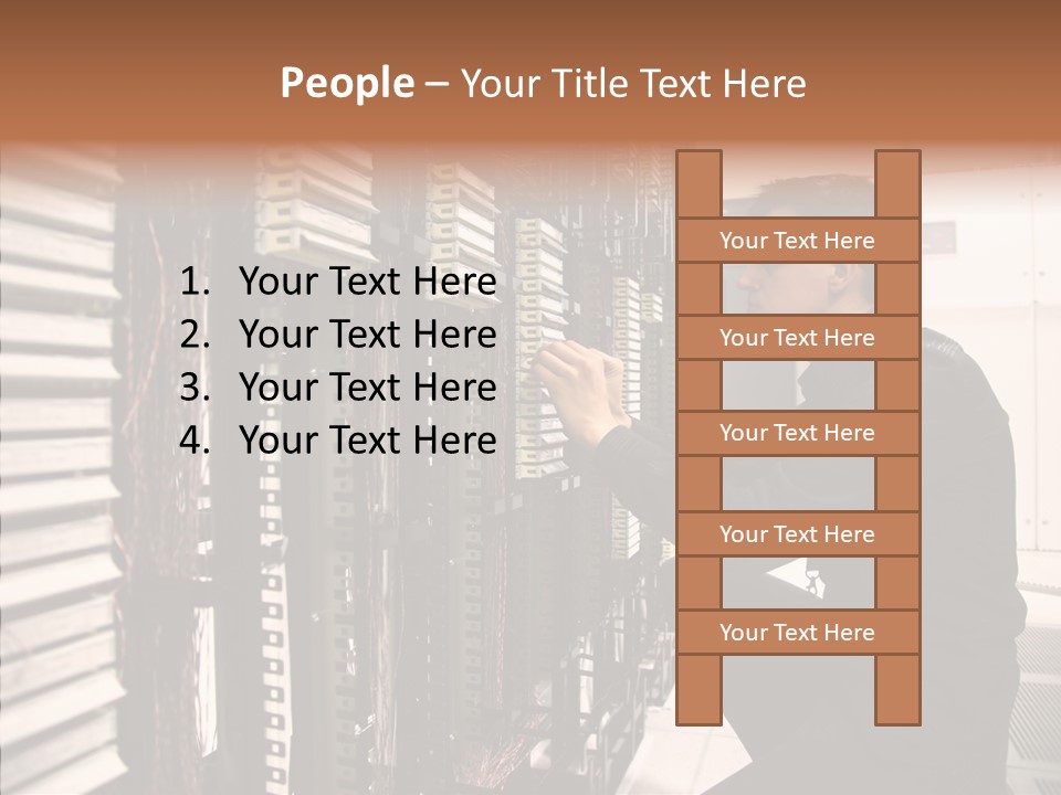 System Hardware Network PowerPoint Template