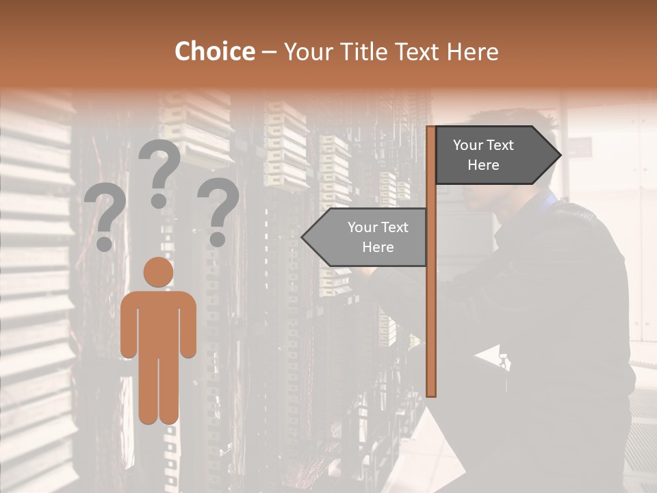 System Hardware Network PowerPoint Template
