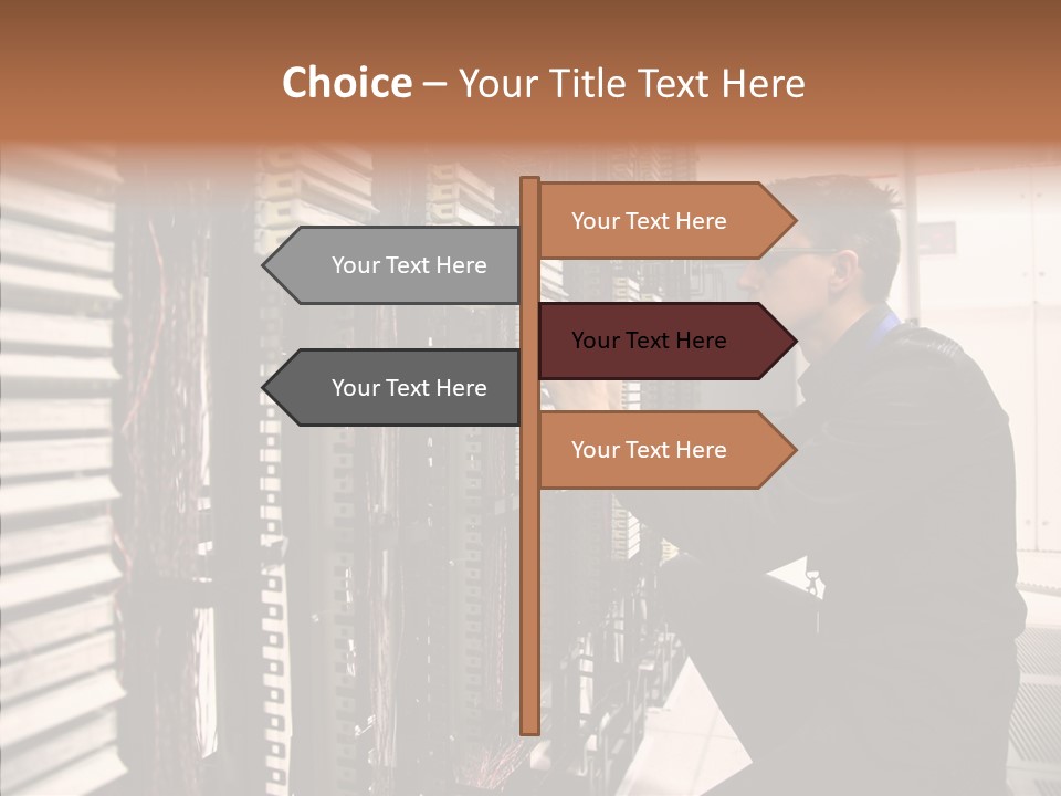 System Hardware Network PowerPoint Template