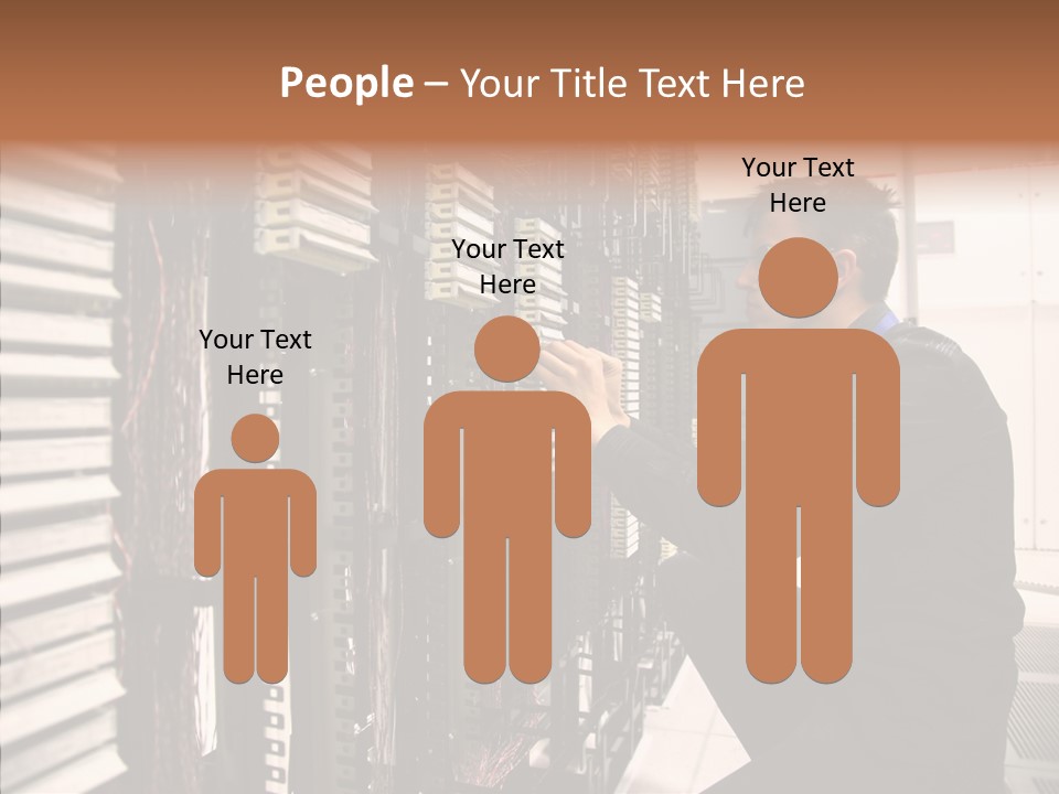 System Hardware Network PowerPoint Template