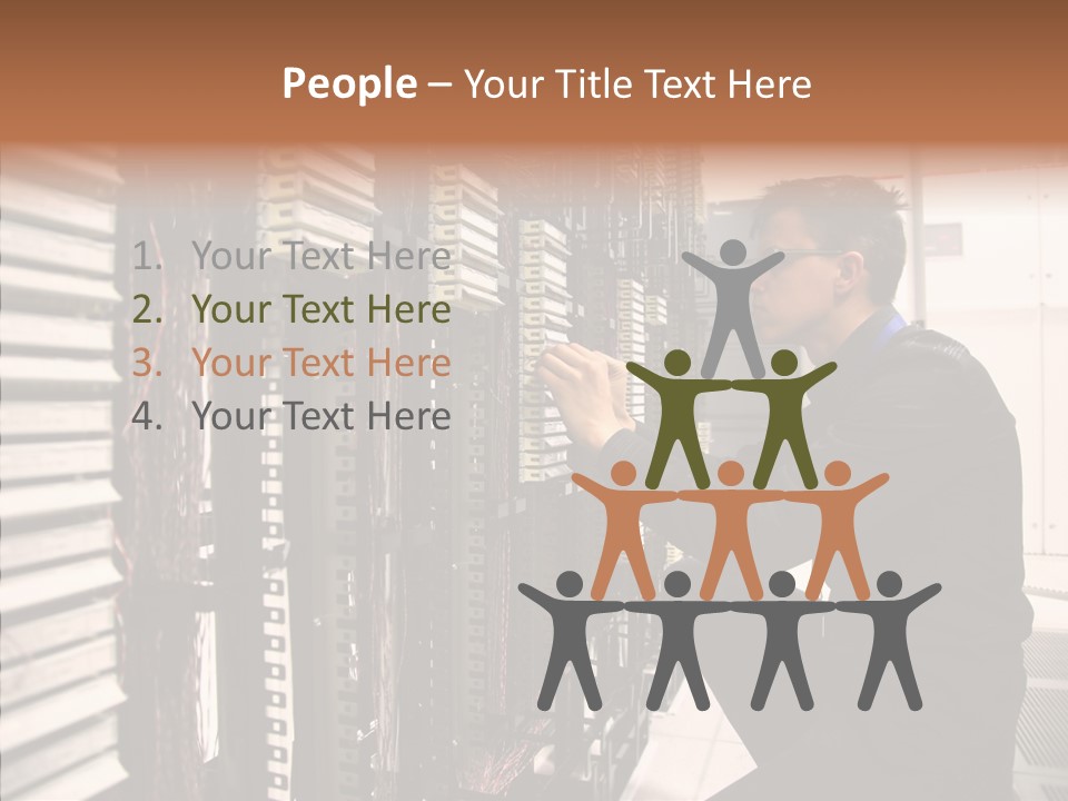 System Hardware Network PowerPoint Template