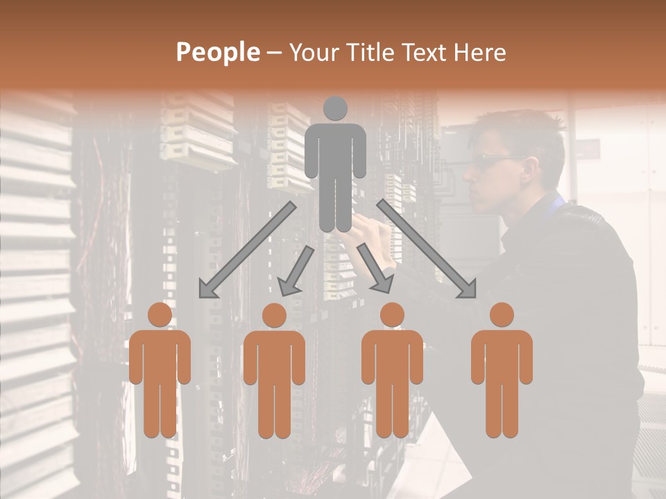 System Hardware Network PowerPoint Template