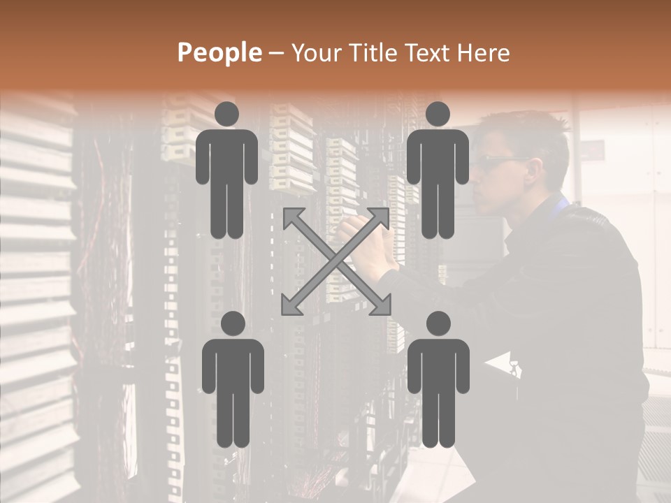 System Hardware Network PowerPoint Template