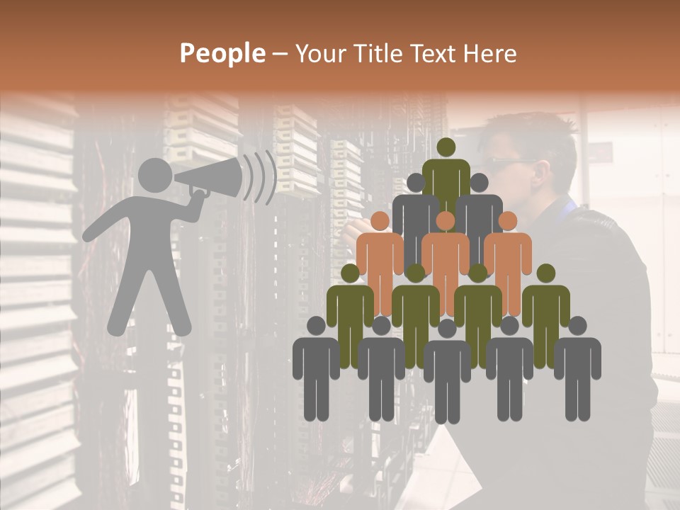 System Hardware Network PowerPoint Template