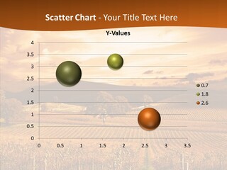 Farm Horizon Golden PowerPoint Template