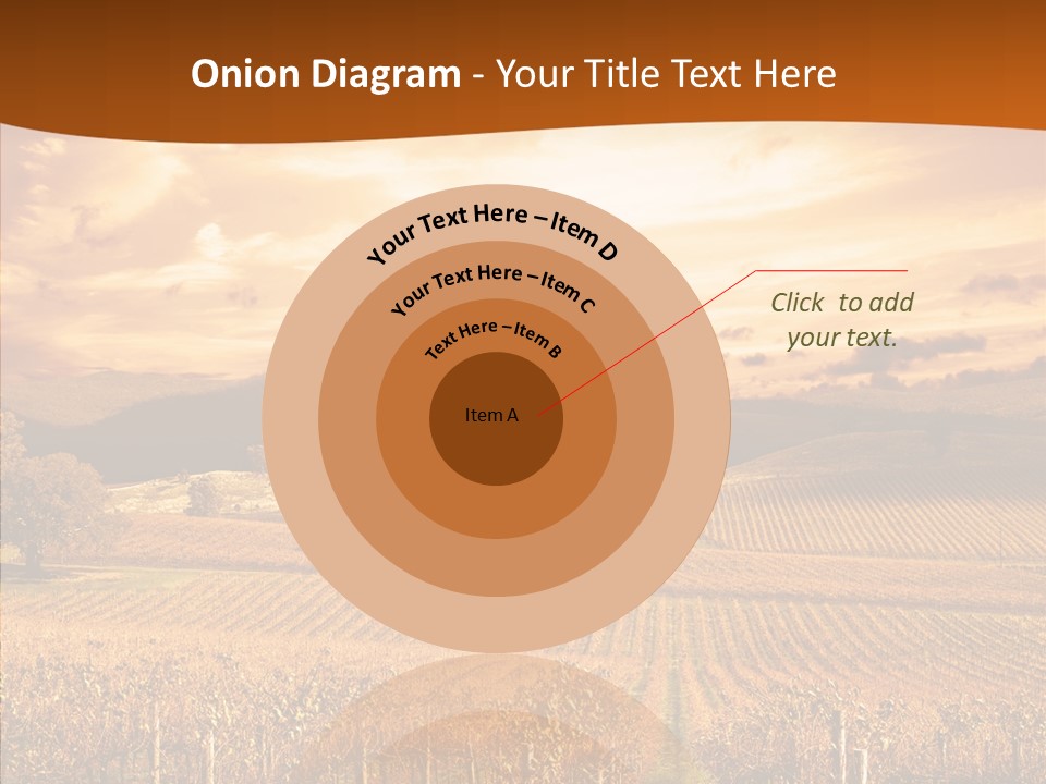 Farm Horizon Golden PowerPoint Template