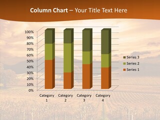 Farm Horizon Golden PowerPoint Template