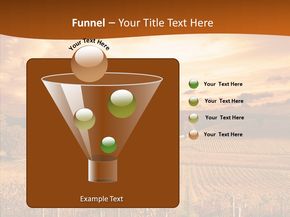 Farm Horizon Golden PowerPoint Template