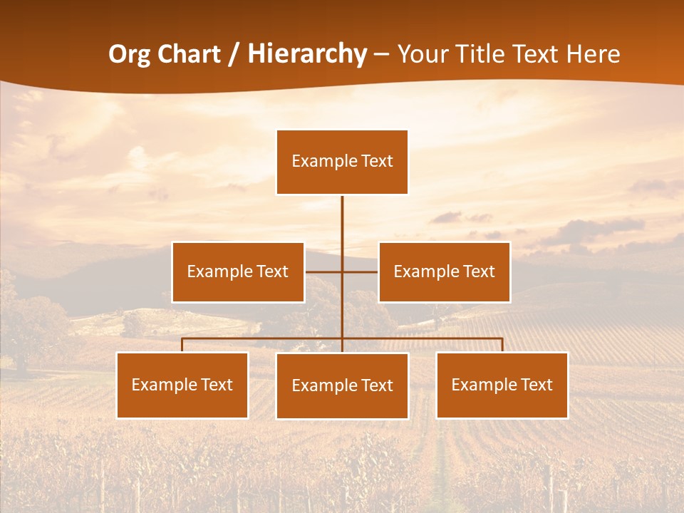 Farm Horizon Golden PowerPoint Template