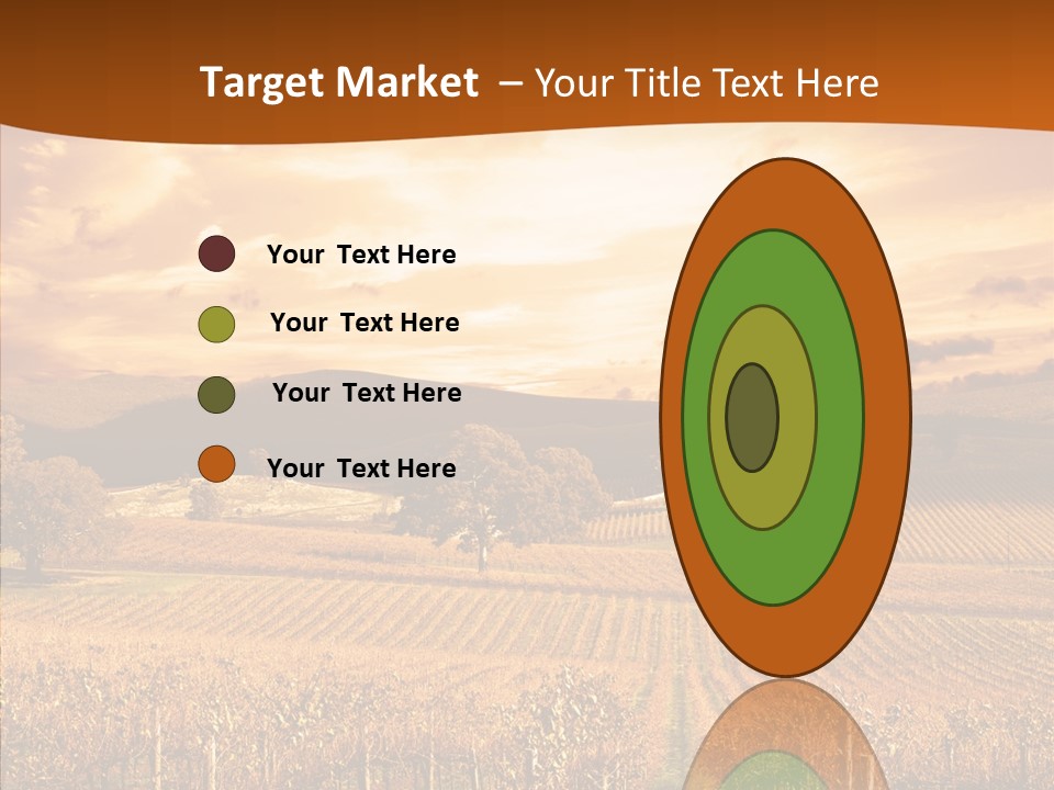 Farm Horizon Golden PowerPoint Template