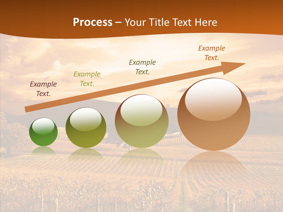 Farm Horizon Golden PowerPoint Template