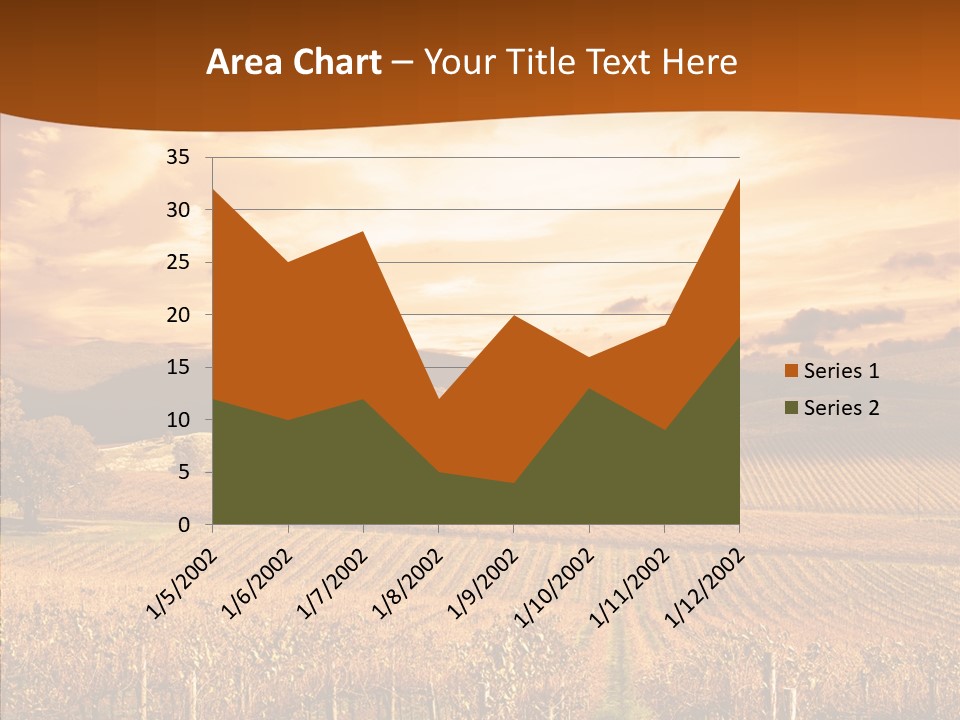 Farm Horizon Golden PowerPoint Template