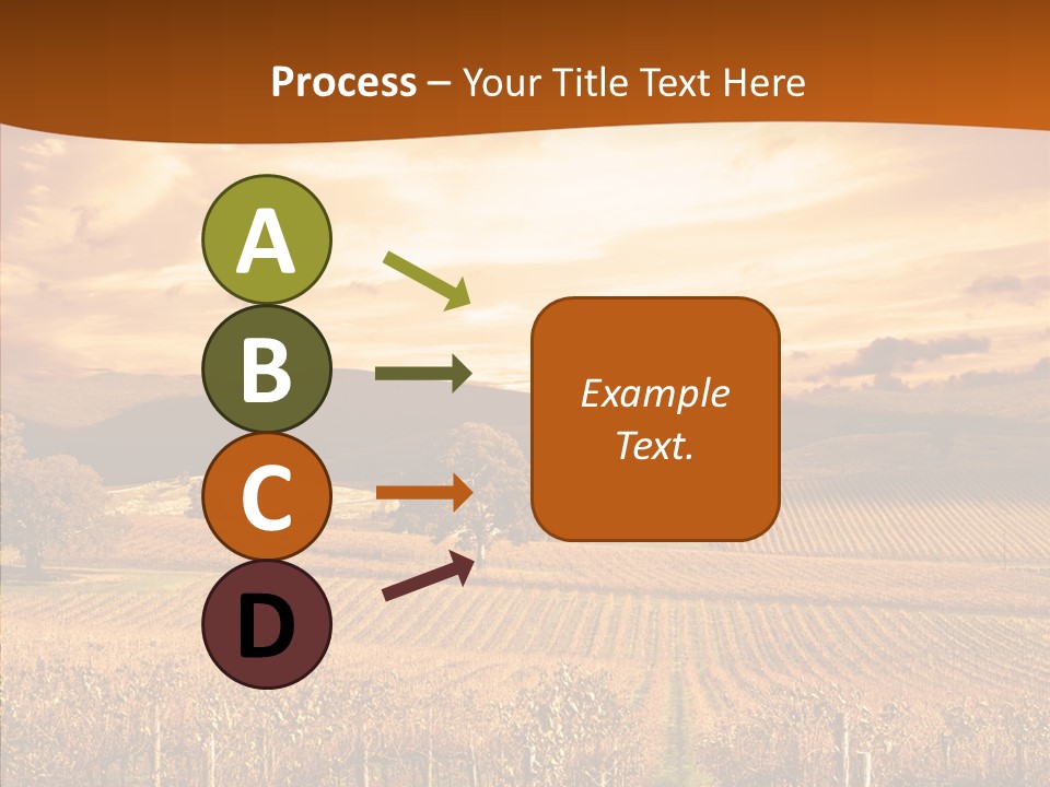 Farm Horizon Golden PowerPoint Template