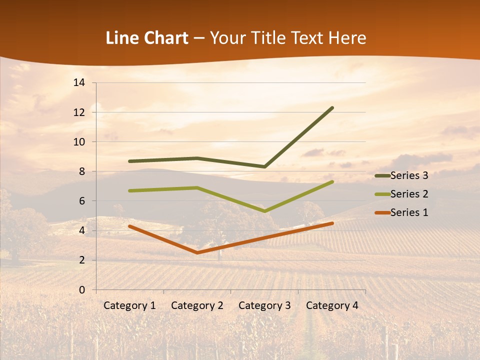 Farm Horizon Golden PowerPoint Template